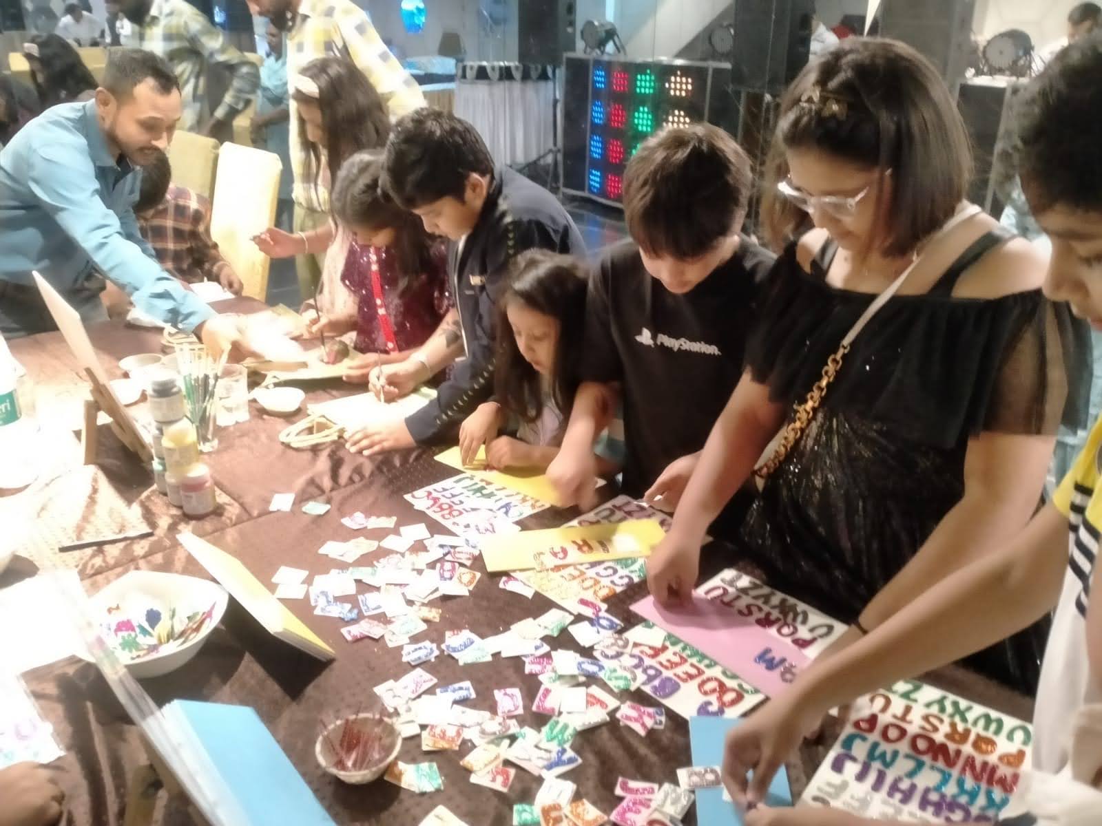  Name plate making for kids birthday